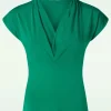 Outlet Mademoiselle Yu00e9Yu00e9 Marvelous Charming Top In Ultramarine Groen