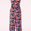 Flash Sale Zilch Melanie Jumpsuit In Bouquet Coral