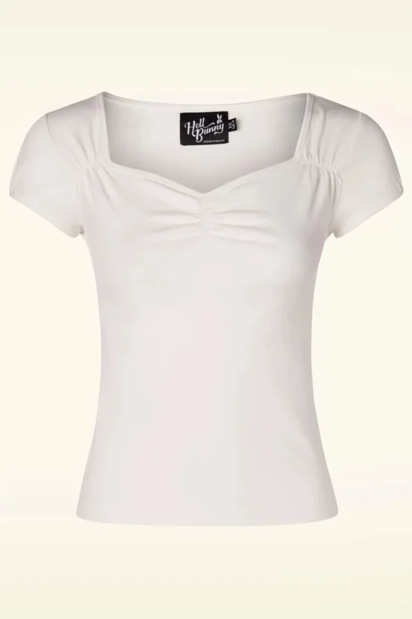 Sale Bunny Mia Top In Ivoorwit