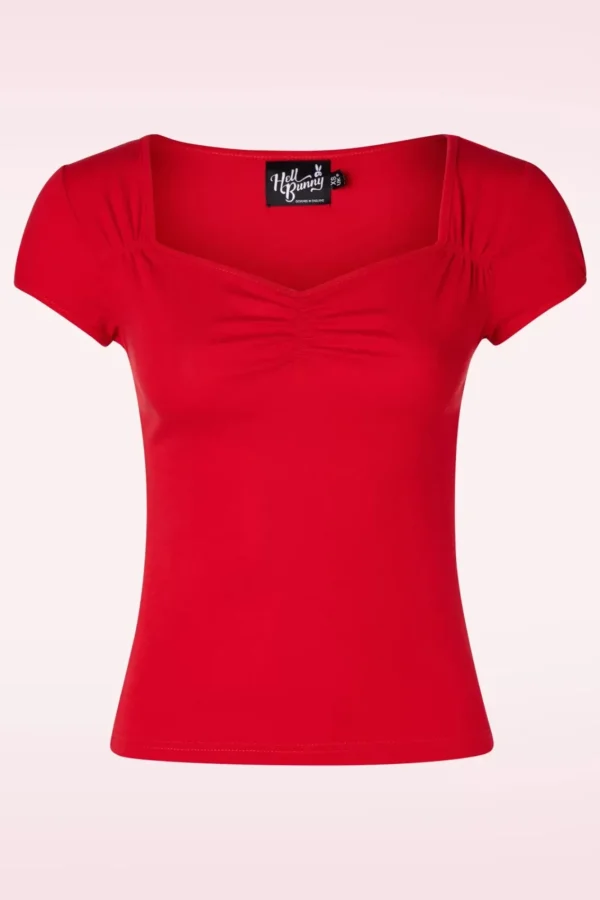 New Bunny Mia Top In Rood