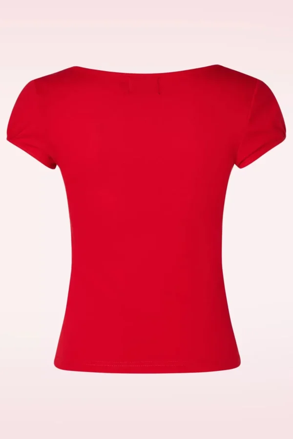 New Bunny Mia Top In Rood