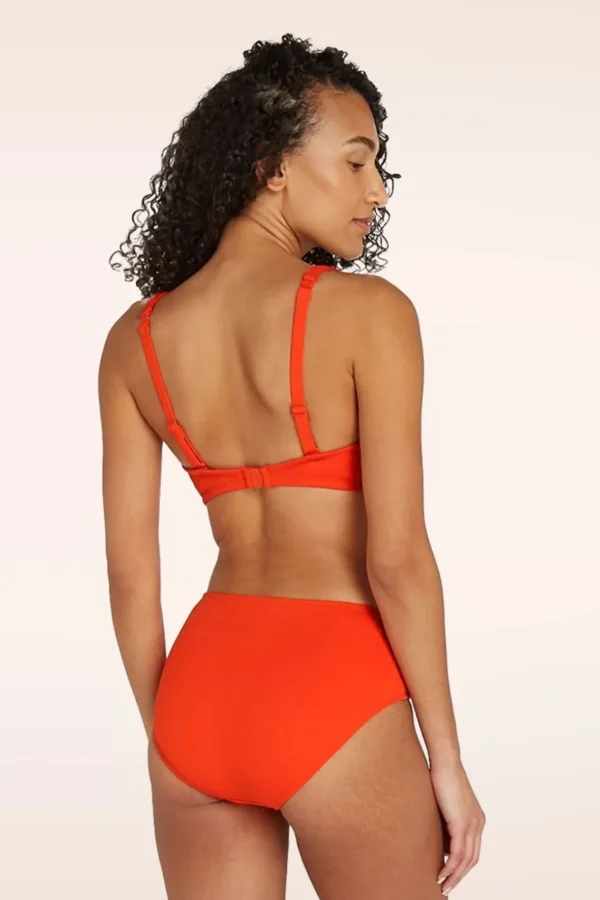 Best TC Beach Mid Waist Bikinibroekje In Zomers Rood