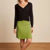 Shop King Louie Milano Uni Border Rok In Woodbine Groen