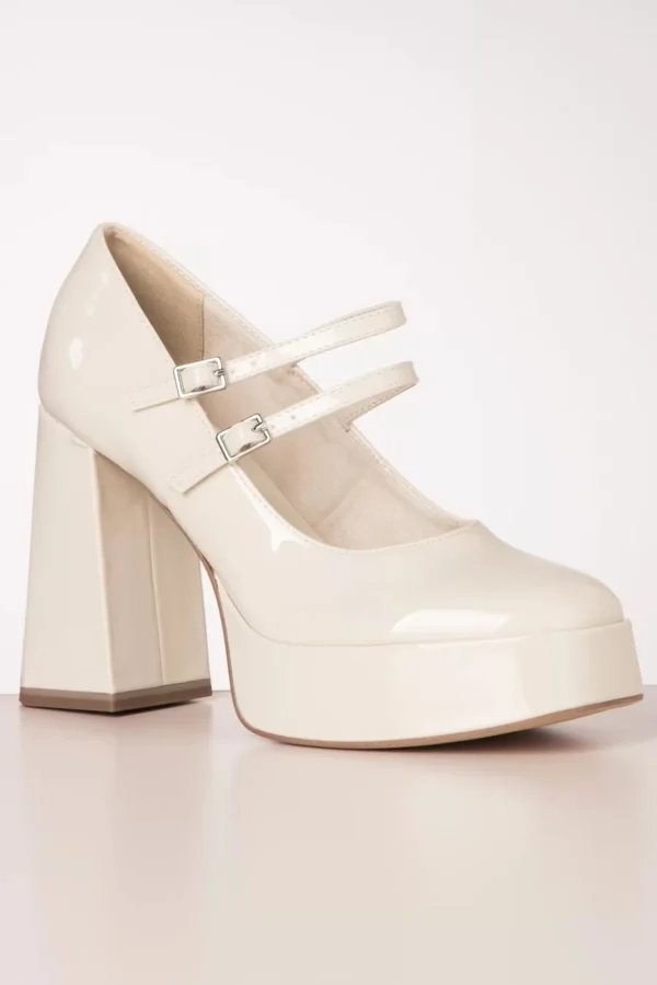 Best Tamaris Minnie Platform Pumps In Ivoorwit