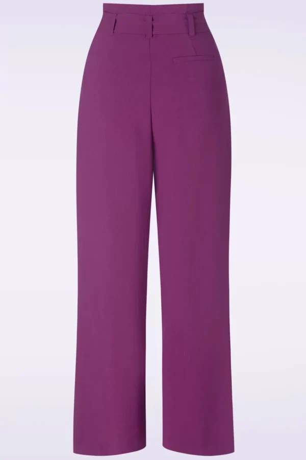 Cheap King Louie Neva Cropped Broek Timba In Caspia Paars