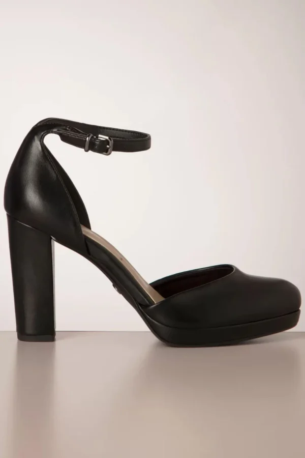 Best Sale Tamaris Nicky Platform Pumps In Zwart