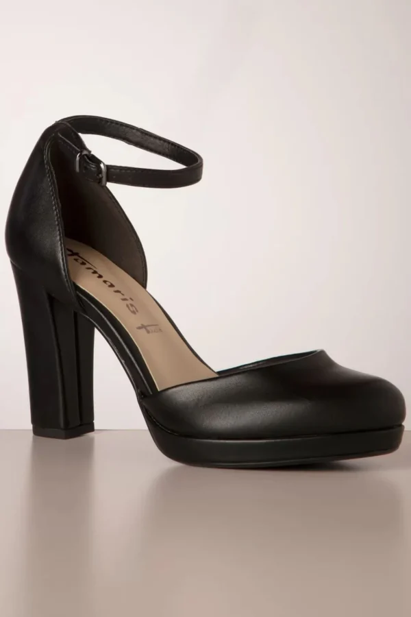 Best Sale Tamaris Nicky Platform Pumps In Zwart