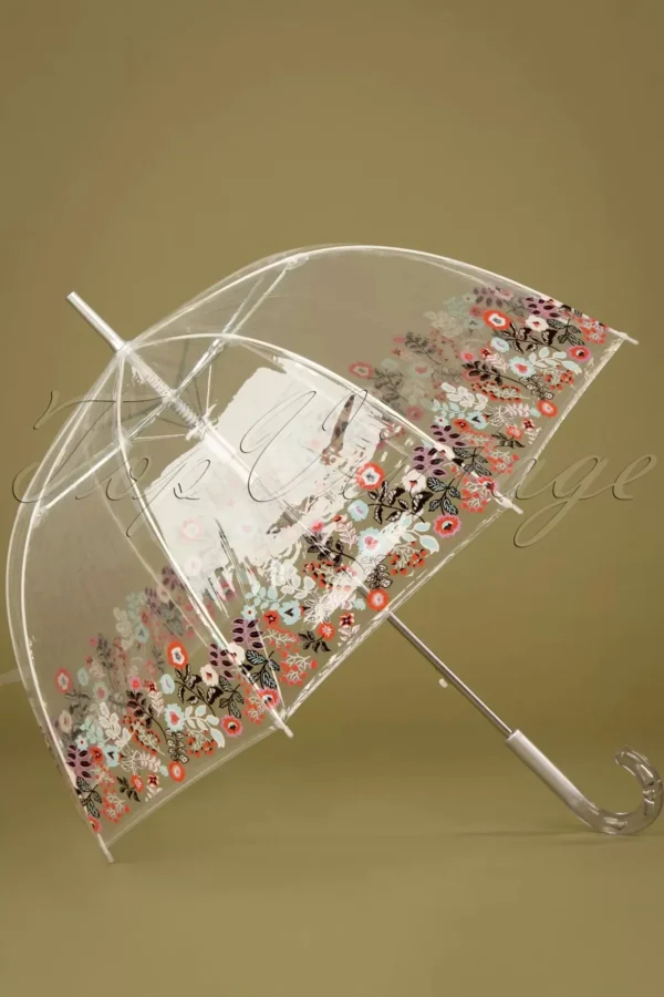 Cheap So Rainy Nouvelle Dentelle Transparante Koepelparaplu In Multi