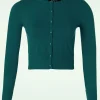 Best Sale Mak Sweater Nyla Cropped Vest In Pauw Blauw