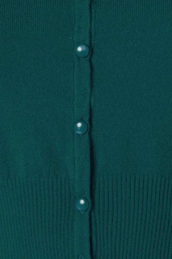 Best Sale Mak Sweater Nyla Cropped Vest In Pauw Blauw