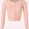 Sale Mak Sweater Nyla Cropped Vest In Poeder Roze