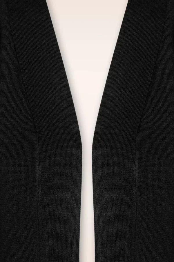 Cheap Mak Sweater Oda Vest Met Open Voorkant In Zwart