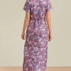 Online Smashed Lemon Paisley Maxi Jurk In Multi