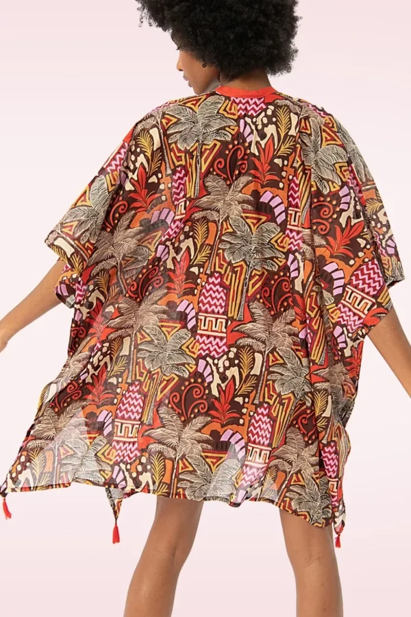 Fashion Surkana Palma Kimono In Multi