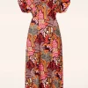 Cheap Surkana Palma Maxi Jurk In Multi