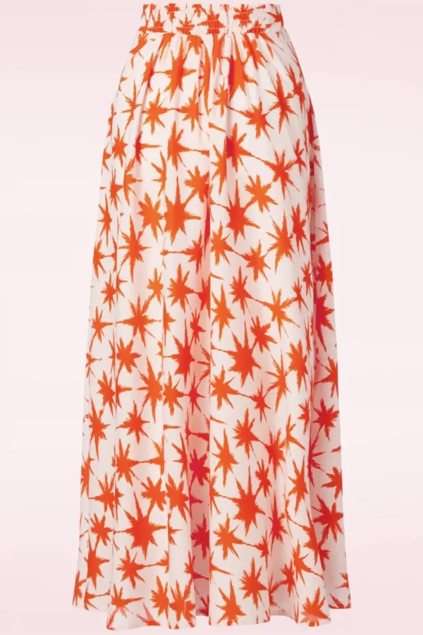 Flash Sale Surkana Palms Midi Rok In Oranje