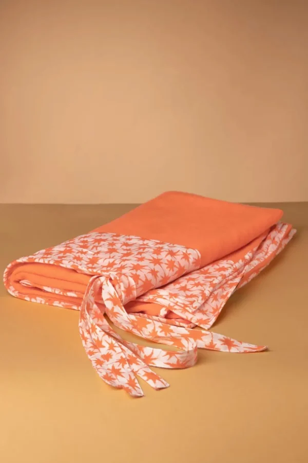 New Surkana Palms Opvouwbare Strandhanddoek In Oranje