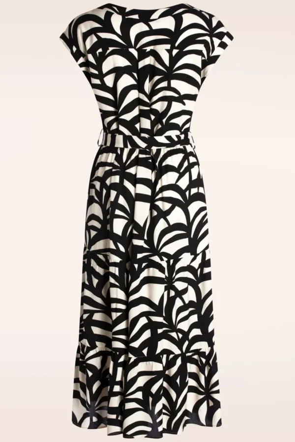 Online Smashed Lemon Paloma Maxi Jurk In Zwart En Zand