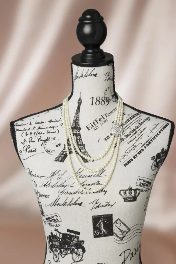 Store Lovely Parijs Parels Kristal Ketting