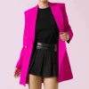 Online Minueto Paula Blazer Dress In Fluoriserend Roze