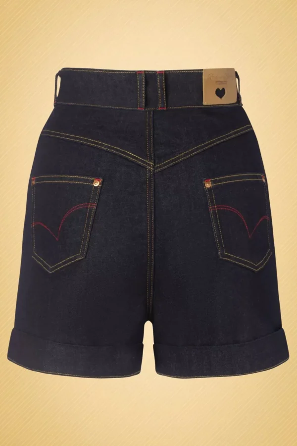 New Rock-a-Booty Pepper Short In Donkerdenim