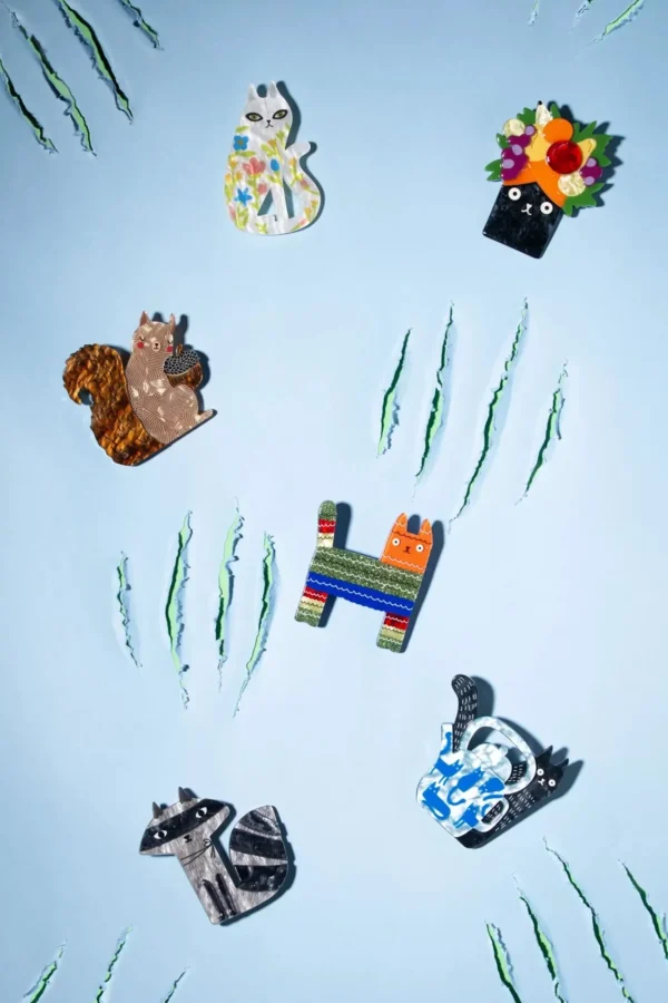 Shop Erstwilder Pinata Cat Broche