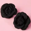 Sale ZaZoo Pin-Up Paar Zwarte Bloem Haarclips