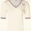 Best Sale Blutsgeschwister Pretty Preppy Special Top In Atletisch Wit