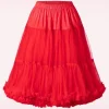 Cheap Banned Retro Queen Size Lola Lifeforms Petticoat In Rood