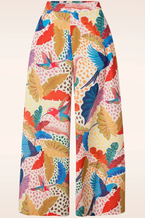 Shop Traffic People Rio Tropical Flare Pantalon In Multi