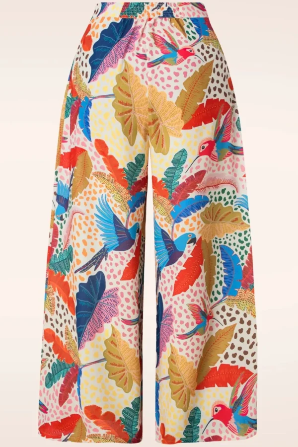 Shop Traffic People Rio Tropical Flare Pantalon In Multi