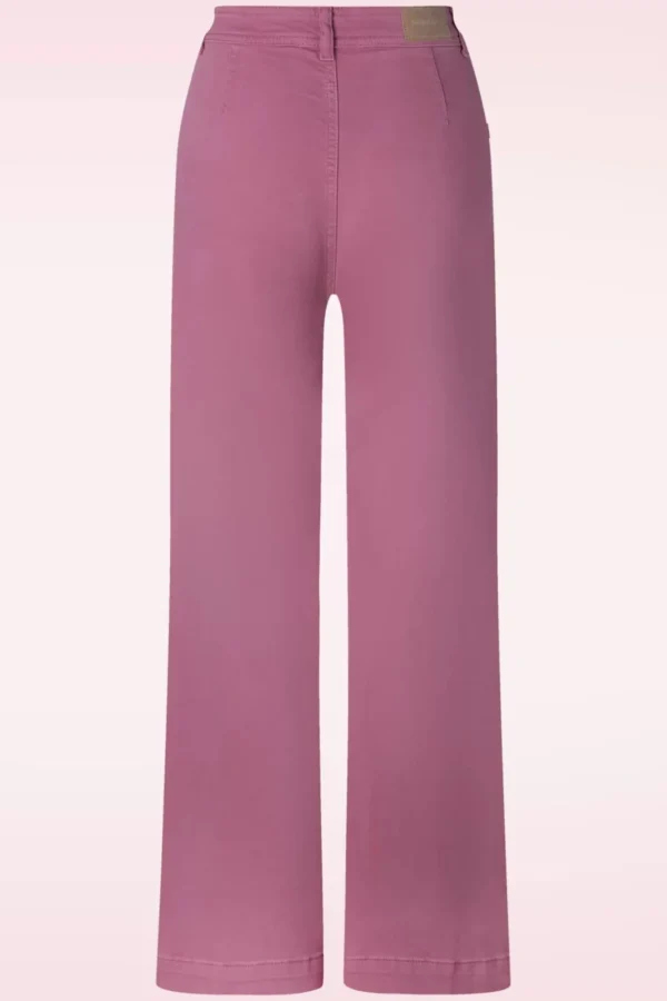 Cheap Surkana Ryann Broek In Zacht Bessen Roze