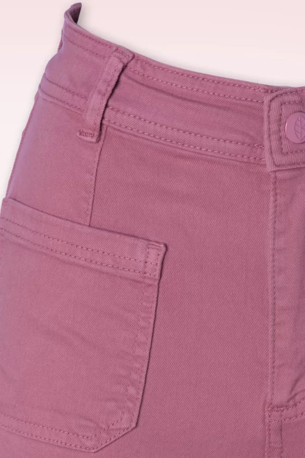 Cheap Surkana Ryann Broek In Zacht Bessen Roze
