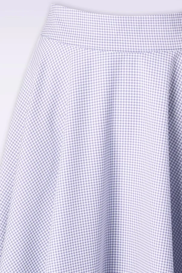 Cheap Banned Retro Sailing Breeze Swing Rok In Licht Paars