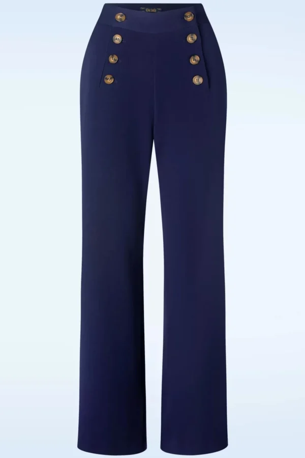 Sale King Louie Sally Broadway Pantalon In Inktblauw