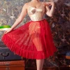 Hot What Katie Did Sandra Frilly Petticoat In Rood