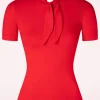 Cheap Banned Retro Sandy Loves Danny Top In Rood