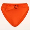 Outlet Cyell Satin High Waist Bikini Broekje In Oranje