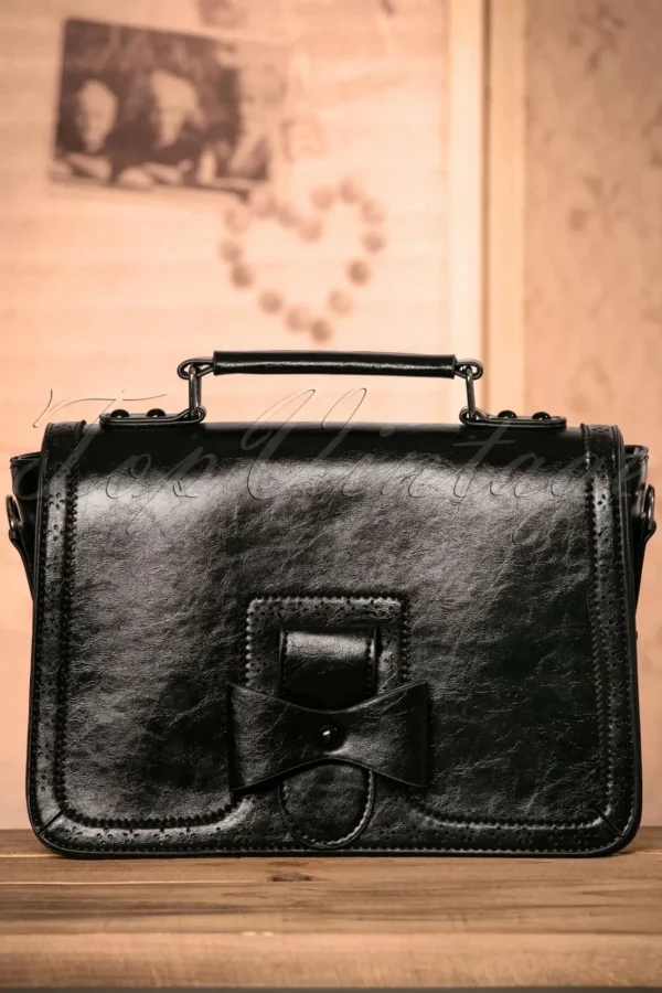 Cheap Banned Retro Scandal Office-Handtas In Zwart