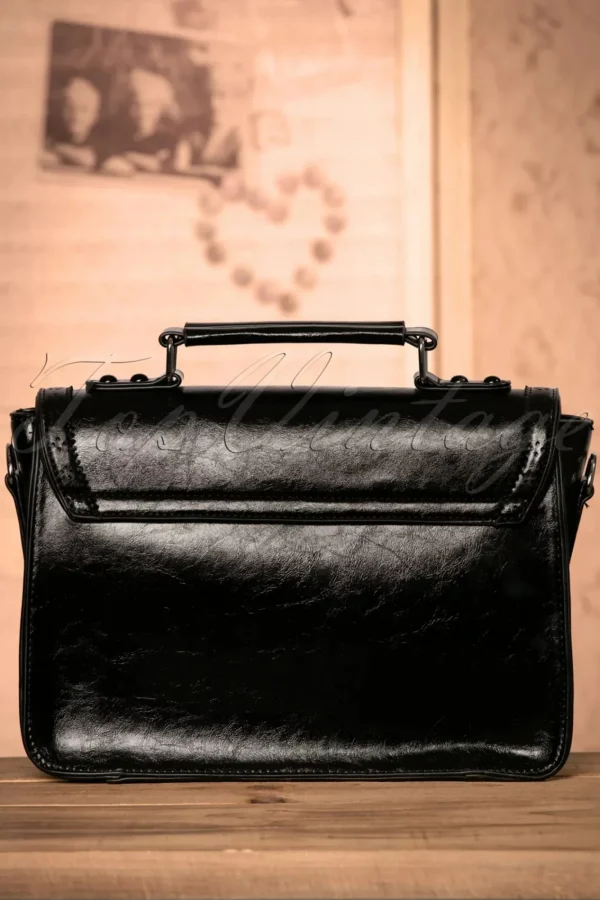 Cheap Banned Retro Scandal Office-Handtas In Zwart