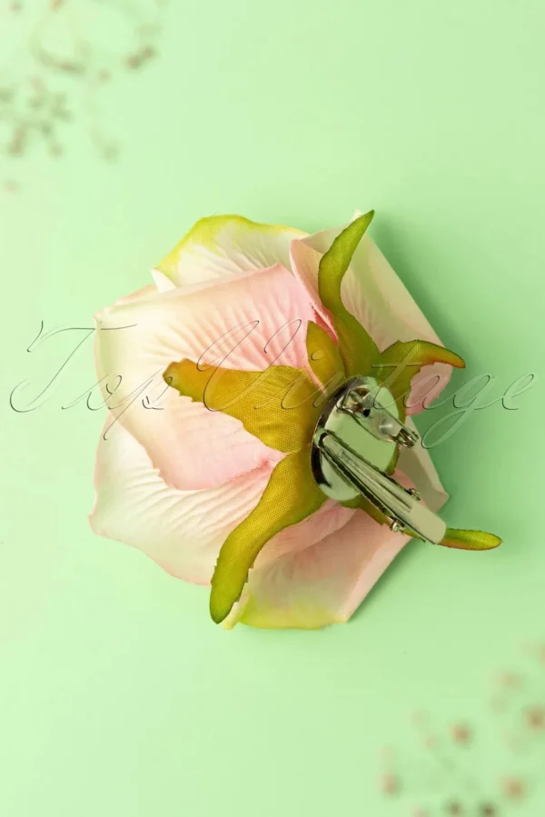 Discount Banned Retro Scented Love Flower Haarclip In Blush