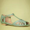 Shop Banned Retro Secret Love Ballerina's In Mintgroen