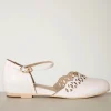 Best Charlie Stone Siena Ballerina Flats In Chiffon Wit