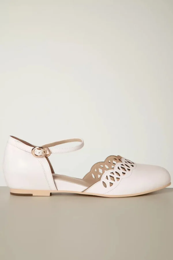 Best Charlie Stone Siena Ballerina Flats In Chiffon Wit