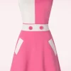 Discount Vixen Sixties Contrast Jurk In Roze