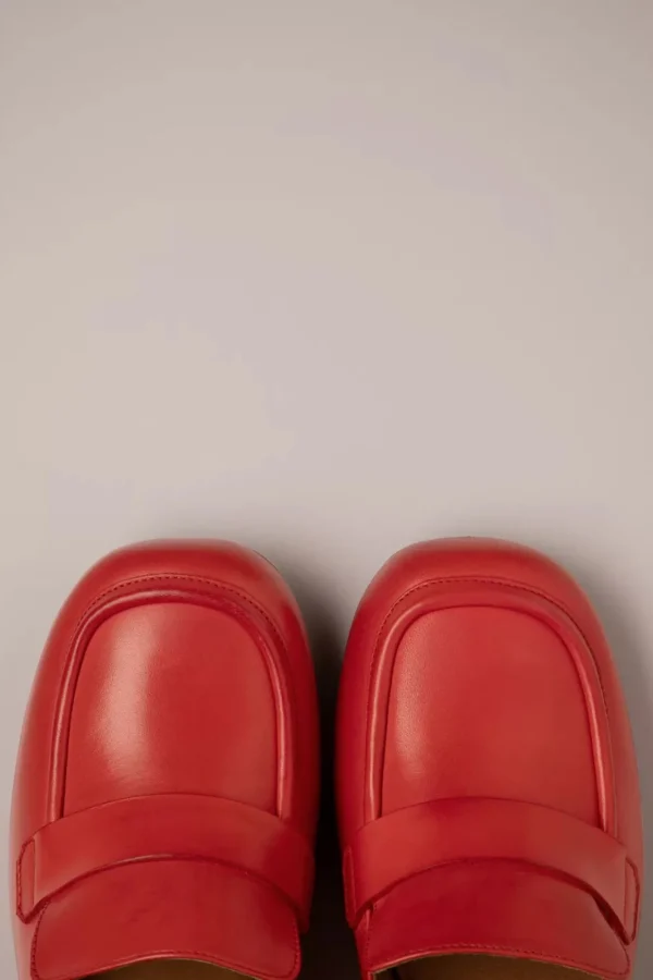 Fashion Miz Mooz Soren Loafer Style Pumps In Scarlet Rood