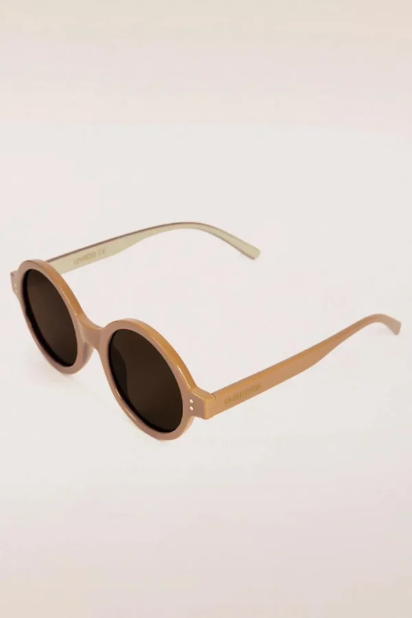 Best Sale Surkana Stay Shady Ronde Zonnebril In Latte