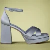 Best Sale Tamaris Steffi Plateau Sandalen In Titanium Grijs