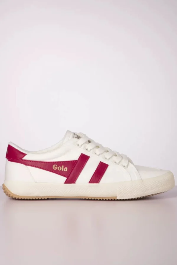 Flash Sale Gola Stratus Tennis Sneakers In Gebroken Wit En Bessenbrood