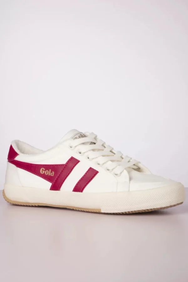 Flash Sale Gola Stratus Tennis Sneakers In Gebroken Wit En Bessenbrood